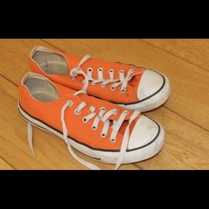 Orange Converse